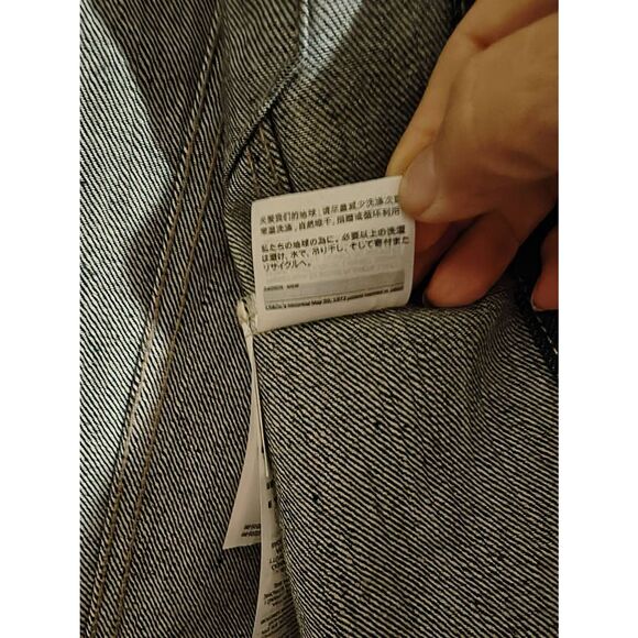 Levi's Classic Trucker jean jacket NWOT Men's Small Dark wash - Picture 5 of 8